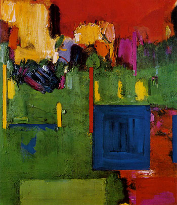 Image of Cape Cod The Pond Country Wellfleet 1961 - Hans Hofmann reproduction oil painting