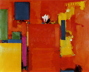 The Golden Wall 1961 - Hans Hofmann reproduction oil painting