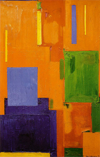 Leise zieht durch mein Gemuht liebliches Gelaute - Hans Hofmann reproduction oil painting