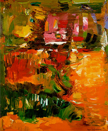 In the Wake of the Hurricane 1960 - Hans Hofmann reproduction oil painting