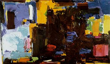 Early Dawn 1957 - Hans Hofmann reproduction oil painting