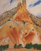 The Cliff Chimneys 1938 - Georgia O'Keeffe reproduction oil painting