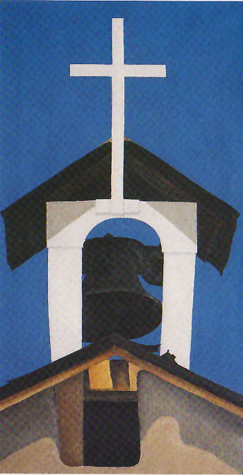 Church Steeple 1950 - Georgia O'Keeffe reproduction oil painting