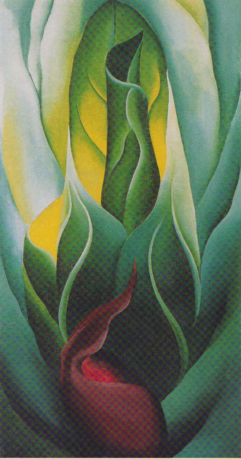 Skunk Cabbage 1928 - Georgia O'Keeffe reproduction oil painting