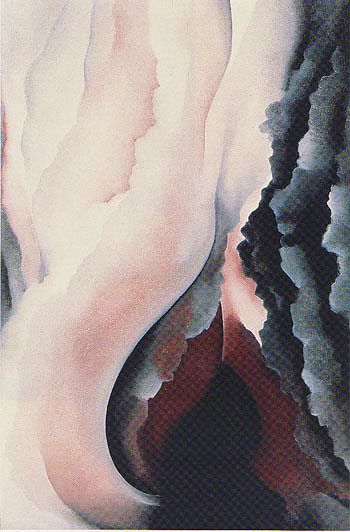 Dark Iris No 2 - Georgia O'Keeffe reproduction oil painting