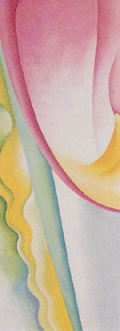 Pink Tulip 1925 - Georgia O'Keeffe reproduction oil painting