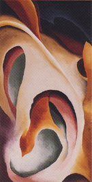 Leaf Motif 2 - Georgia O'Keeffe reproduction oil painting