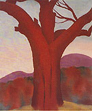 Chestnut Red 1924 - Georgia O'Keeffe reproduction oil painting