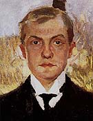 Self Portrait in Florence - Max Beckmann