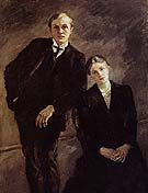 Double Portrait of Max Beckmann and Minna Beckmann Tube 1909 - Max Beckmann