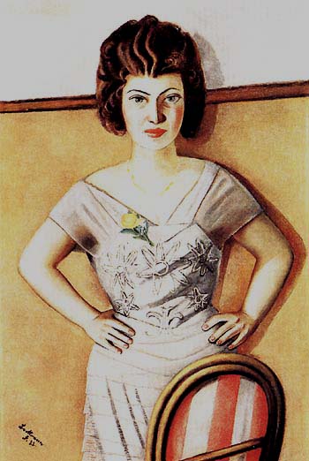 Portrait of Frau Dr Heidel 1922 - Max Beckmann reproduction oil painting