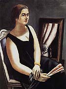 Portrait of Minna Beckmann Tube 1924 - Max Beckmann reproduction oil painting