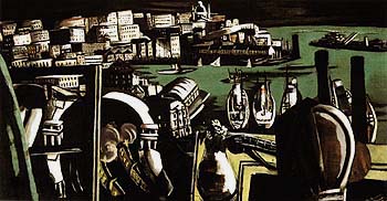 The Harbour of Genoa 1927 - Max Beckmann reproduction oil painting