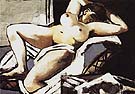 Reclining Nude 1929 - Max Beckmann reproduction oil painting