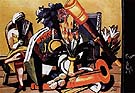 Large Still Life with Telescope 1927 - Max Beckmann reproduction oil painting