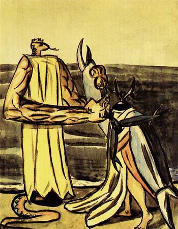 The Serpent King and the Stagbeetle Bride 1933 - Max Beckmann reproduction oil painting