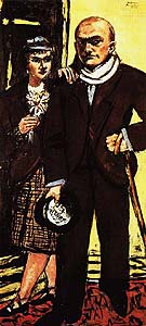 Double Portrait of Max and Quappi Beck Mann 1941 - Max Beckmann reproduction oil painting