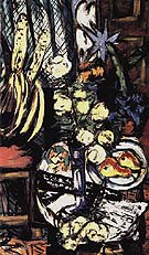 Still Life with Yellow Roses 1937 - Max Beckmann reproduction oil painting