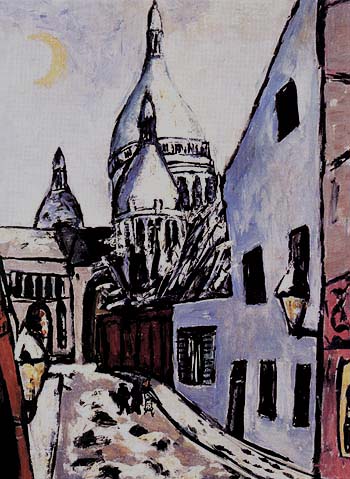 Sacre Coeuw in Snow 1939 - Max Beckmann reproduction oil painting