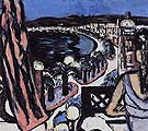 Promenade des Anglais in Nice 1947 - Max Beckmann reproduction oil painting