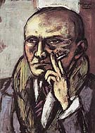 Self Portrait with Cigarette 1947 - Max Beckmann