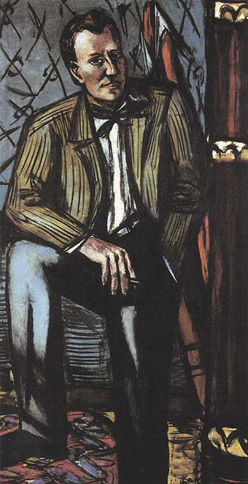 Portrait of Perry T Rathbone 1948 - Max Beckmann reproduction oil painting