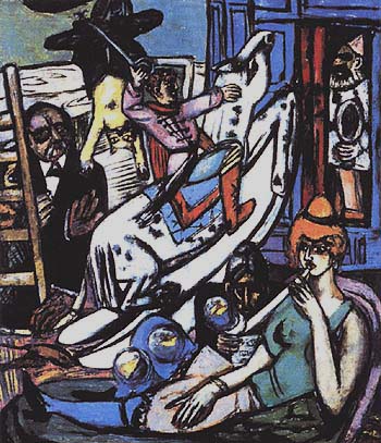 Amsterdam and St Loeis - Max Beckmann reproduction oil painting