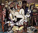 The Town City Night 1950 - Max Beckmann reproduction oil painting