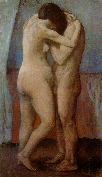 The Embrace 1903 - Pablo Picasso reproduction oil painting