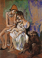 Family of Acrobats 1905 - Pablo Picasso reproduction oil painting
