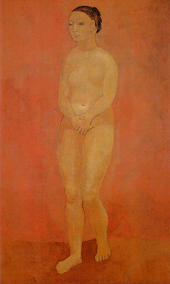 Large Standing Nude 1906 - Pablo Picasso reproduction oil painting