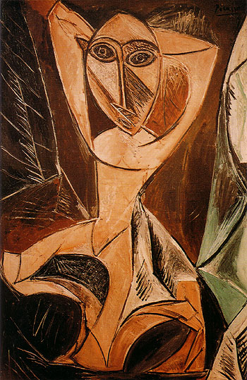 Nude with Raised Arms - Pablo Picasso reproduction oil painting