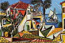 Mediterranean Landscape 1952 - Pablo Picasso reproduction oil painting