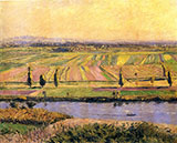 The Gennevilliers Plain seen from Argenteuil 1888 - Gustave Caillebotte