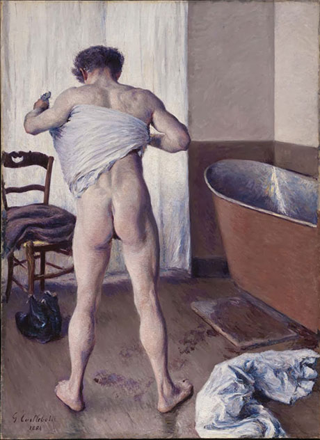 Man at his Bath 1884 - Gustave Caillebotte reproduction oil painting