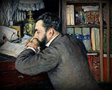 Portrait of Henri Cordier 1883 - Gustave Caillebotte reproduction oil painting