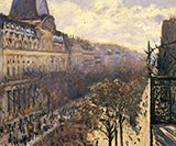 Boulevard des Italiens c1880 - Gustave Caillebotte