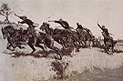 Capt Grimes Battery Going Up El Poso Hill 1894 - Frederic Remington