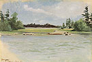 Chippewa Bay 1888 - Frederic Remington reproduction oil painting