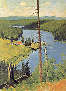 The Moose Country 1909 - Frederic Remington reproduction oil painting