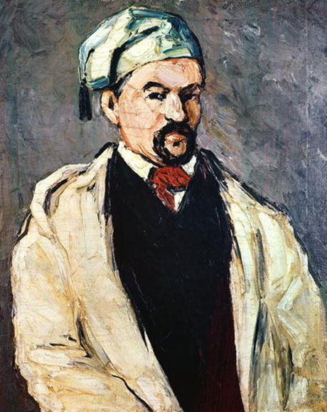 Man in a Cotton Hat Uncle Dominic 1865 - Paul Cezanne reproduction oil painting