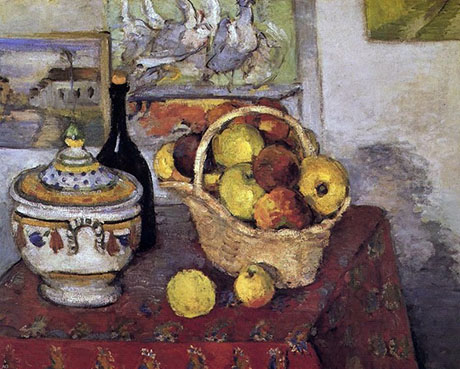 Still Life with a Soup Tureen c 1877 - Paul Cezanne reproduction oil painting