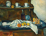 The Buffet 1873 - Paul Cezanne reproduction oil painting