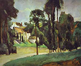 Road at Pontoise 1875 - Paul Cezanne reproduction oil painting