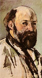 Self Portrait 1880 - Paul Cezanne reproduction oil painting