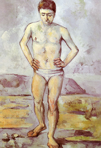 The Great Bather c 1885 - Paul Cezanne reproduction oil painting