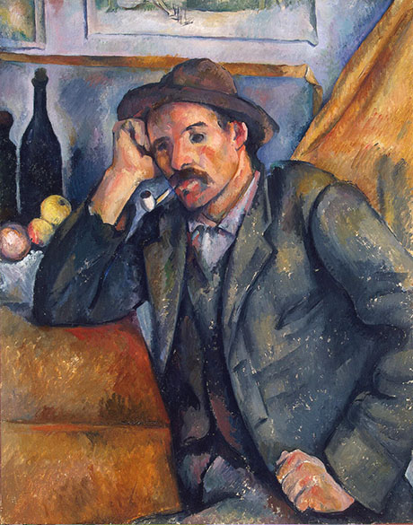 The Smoker 1895 - Paul Cezanne reproduction oil painting