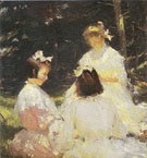 Children in the Woods 1905 - Frank Weston Benson reproduction oil painting