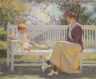 Eleanor and Benny 1916 - Frank Weston Benson reproduction oil painting