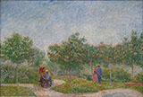 Voyer d'Argenson Park at Asnieres - Vincent van Gogh reproduction oil painting